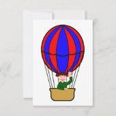 Uitnodigingen voor luchtballonnen met warme lucht (Voorkant)