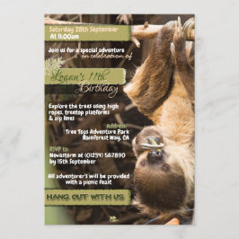 Uitnodigingen voor Luiaard Boomtop Avontuur