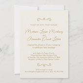 Uitnodigingen voor marineverbindingen met zeeschel (Achterkant)