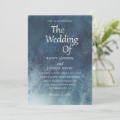 Uitnodigingen voor marinevertrouwen waterverf (Staand voorkant)