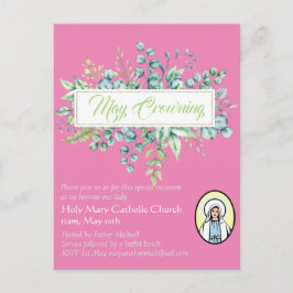 Uitnodigingen voor Mei-kroning van de Maagd Maria 