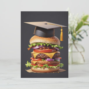 Uitnodigingen voor moderne afstuderen BBQ
