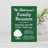 Uitnodigingen voor moderne gezinshereniging (Staand voorkant)