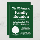 Uitnodigingen voor moderne gezinshereniging (Voorkant / Achterkant)