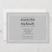 Uitnodigingen voor moderne scriptfotografie (Achterkant)