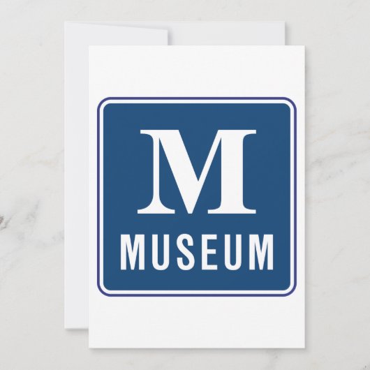 Uitnodigingen voor museumborden (Voorkant)