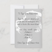 Uitnodigingen voor Newfoundland Persoonlijke Dog R (Achterkant)