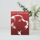 Uitnodigingen voor Newfoundland Persoonlijke Dog R (Staand voorkant)