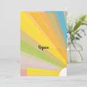 Uitnodigingen voor noodhulp bij zonsopgang (Staand voorkant)