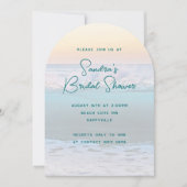 Uitnodigingen voor Ocean Sunrise Bridal Shower (Voorkant)