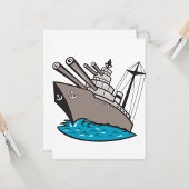 Uitnodigingen voor oorlogsschepen