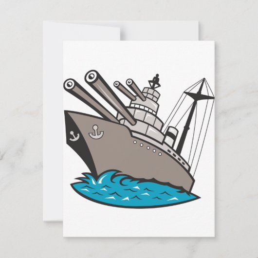 Uitnodigingen voor oorlogsschepen (Voorkant)