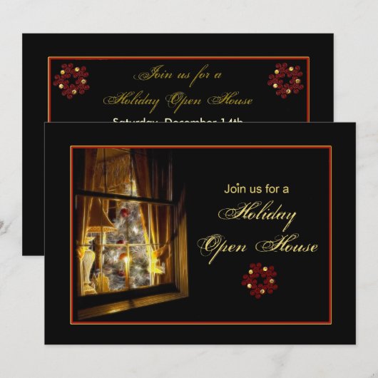 Uitnodigingen voor openingsuren (Voorkant / Achterkant)