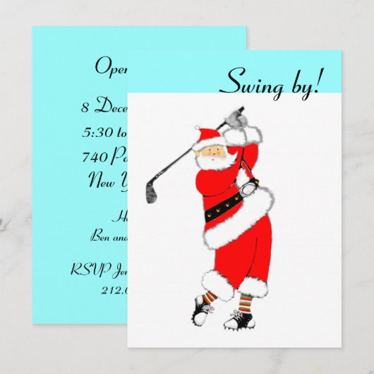 Uitnodigingen voor openingsuren (Voorkant / Achterkant)