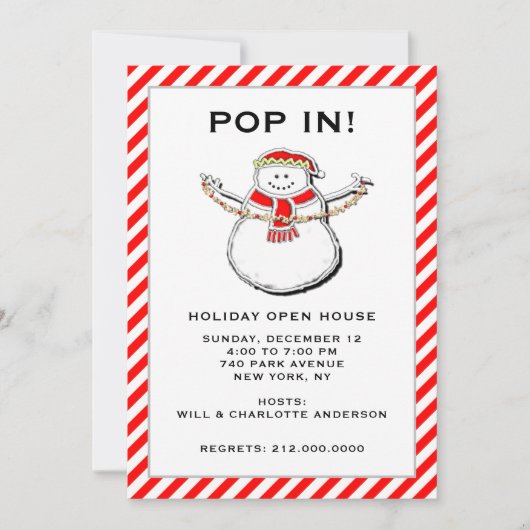 Uitnodigingen voor openingsuren (Voorkant)