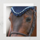 Uitnodigingen voor paardenprofiel (Voorkant / Achterkant)