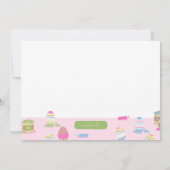 Uitnodigingen voor Paaseier versierfeestje (Achterkant)