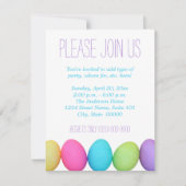 Uitnodigingen voor paaseieren (Voorkant)