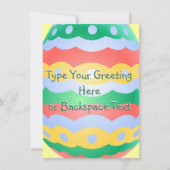 Uitnodigingen voor paaskaarten op maat (Voorkant)