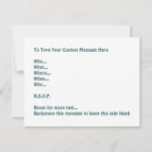 Uitnodigingen voor paasmakerij Pasen Kaarten op ma (Achterkant)