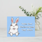 Uitnodigingen voor paasmakerij Pasen Kaarten op ma (Staand voorkant)