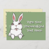 Uitnodigingen voor paasmakerij Pasen Kaarten op ma (Voorkant / Achterkant)