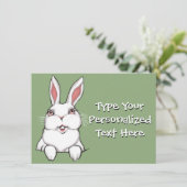 Uitnodigingen voor paasmakerij Pasen Kaarten op ma (Staand voorkant)