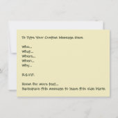 Uitnodigingen voor paasmakerij Pasen Kaarten op ma (Achterkant)