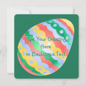 Uitnodigingen voor paasmakerij Pasen Kaarten op ma (Voorkant)