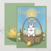 Uitnodigingen voor paasmakerij Pasen Kaarten op ma (Voorkant / Achterkant)