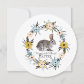 Uitnodigingen voor Pasen Bunny Easter Brunch (Voorkant)