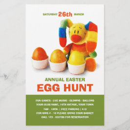 Uitnodigingen voor Pasen Eieren Jacht Custom Flyer