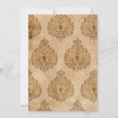  uitnodigingen voor patroonbruiloft (Achterkant)