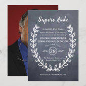 Uitnodigingen voor pensioen van docenten Professor (Voorkant / Achterkant)