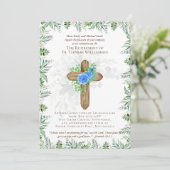 Uitnodigingen voor pensionering van priester, pred (Staand voorkant)