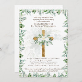 Uitnodigingen voor pensionering van priester, pred