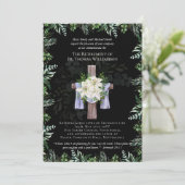 Uitnodigingen voor pensionering van priester, pred (Staand voorkant)