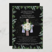 Uitnodigingen voor pensionering van priester, pred (Voorkant / Achterkant)