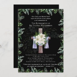 Uitnodigingen voor pensionering van priester, pred