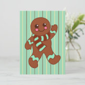 Uitnodigingen voor peperkoek (Staand voorkant)