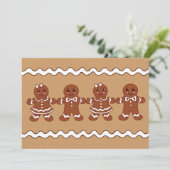 Uitnodigingen voor peperkoek (Staand voorkant)