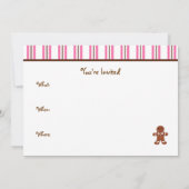 Uitnodigingen voor peperkoek (Achterkant)