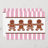 Uitnodigingen voor peperkoek (Voorkant / Achterkant)