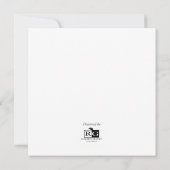 Uitnodigingen voor persoonlijk huwelijk met rode r (Achterkant)