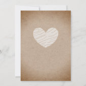 Uitnodigingen voor persoonlijke fotoweddenschappen (Achterkant)