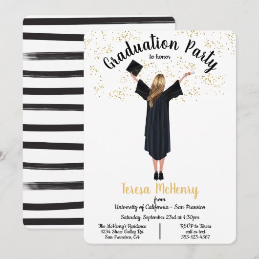 Uitnodigingen voor persoonlijke portretcursus (Voorkant / Achterkant)