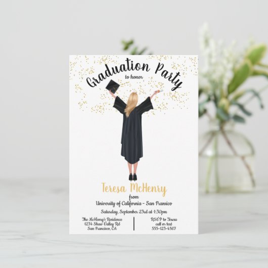 Uitnodigingen voor persoonlijke portretcursus (Staand voorkant)