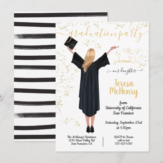 Uitnodigingen voor persoonlijke portretcursus (Voorkant / Achterkant)