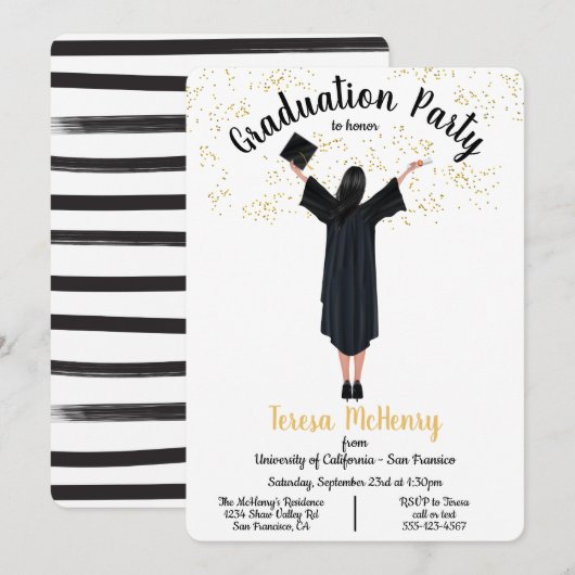 Uitnodigingen voor persoonlijke portretcursus (Voorkant / Achterkant)