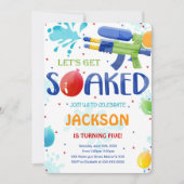 Uitnodigingen voor Pistool in water (Voorkant)